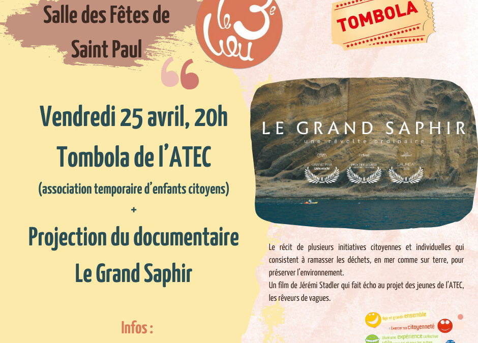 Soirée film Le grand saphir + tombola